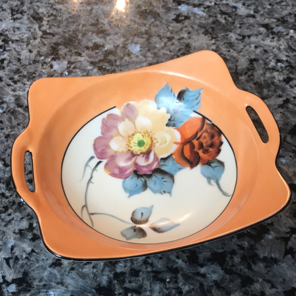 Hand painted Noritake floral bowl